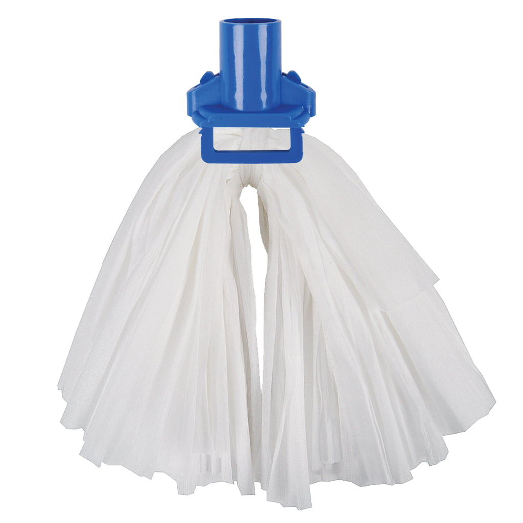 Big White Refill Mop Starter Kit 85g - Includes 20 Mop Heads and 10 Clips