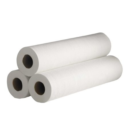 Sirius HRW1240R Eco Roll White Laminated Embossed Hygiene Roll - 12 Rolls
