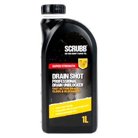 SCRUBB B99 Drain Shot Professional Drain Unblocker 1 Litre